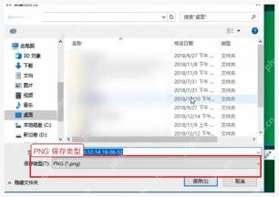 Snipaste Windows 图片另存为窗口中 PNG 保存类型