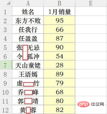 excel如何刪除空格