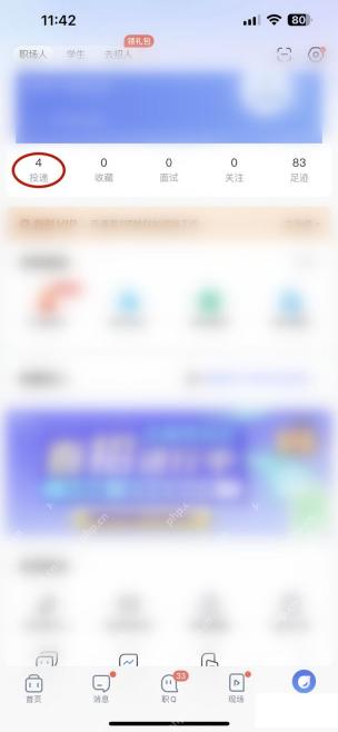智联招聘怎么查看职位投递记录步骤2操作截图