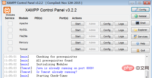 Quels sont les packages dinstallation en un clic pour la construction de lenvironnement PHP ?