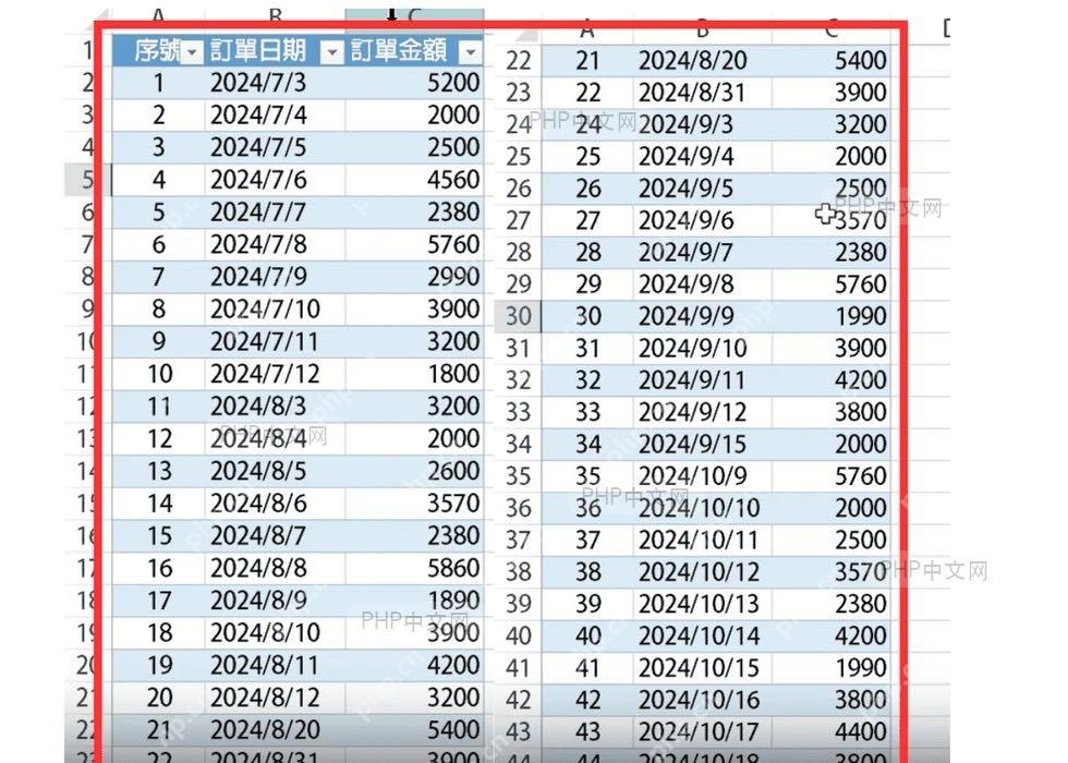 Power Query 预览区显示多个工作表追加后的合并结果