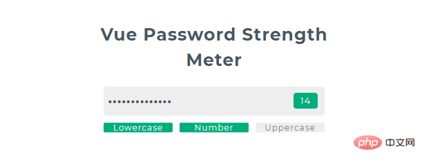 Fünf praktische Erkennungsstile für die Passwortstärke empfohlen (mit Quellcode-Download)