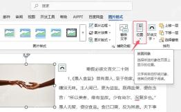 Word 图片格式中的位置设置