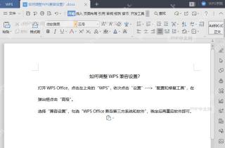 如何调整WPS兼容设置？