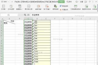 WPS如何将表格指定列作为批注插入?结果检查