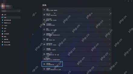 Win11 设置应用中的可选功能入口