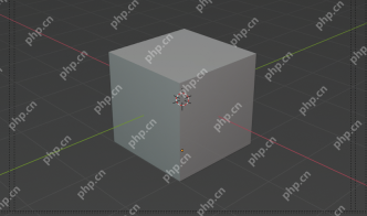 Blender 相机视图显示模型与相机取景框,可用于判断景深焦点位置