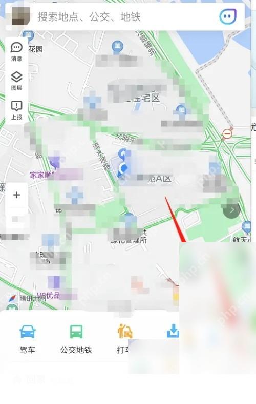 腾讯地图怎么查询实时公交步骤1操作截图