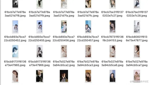 1648122483430770.png 実用的な共有: Nodejs を使用して 10,000 を超える画像をクロールしてダウンロードする