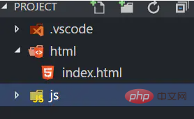 How to create a web project with vscode