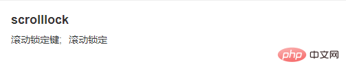 What does scrolllock mean?
