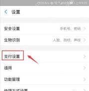 支付宝设置页里的支付设置入口,修改默认付款方式要先进入这里