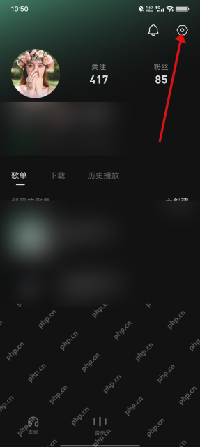 汽水音乐怎么关闭个性化推荐:从个人页进入设置