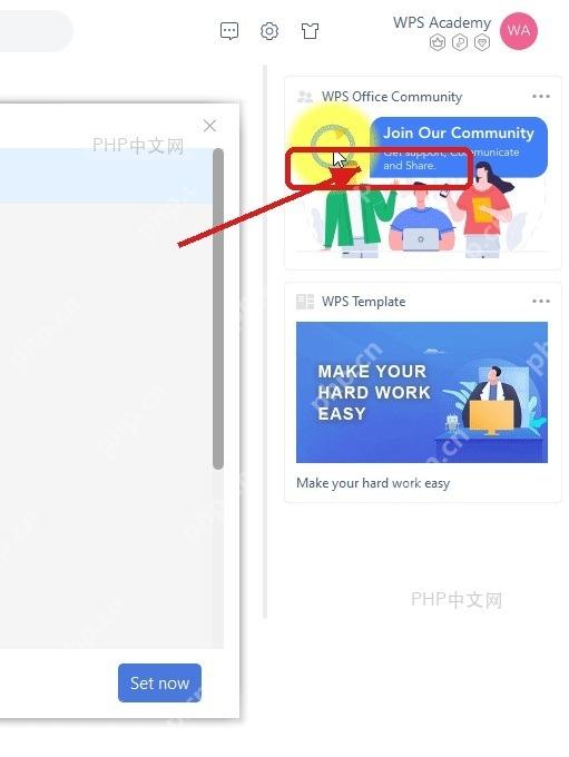 WPS 设置菜单中的 Switch Language 选项用于打开语言列表