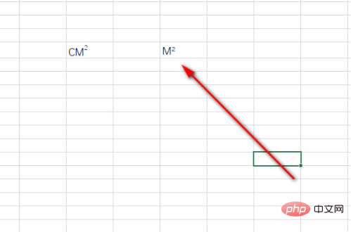 How to type 2 in excel square symbol