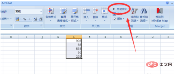 Comment totaliser dans Excel