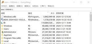 Everything怎么搜索指定盘符里的文件