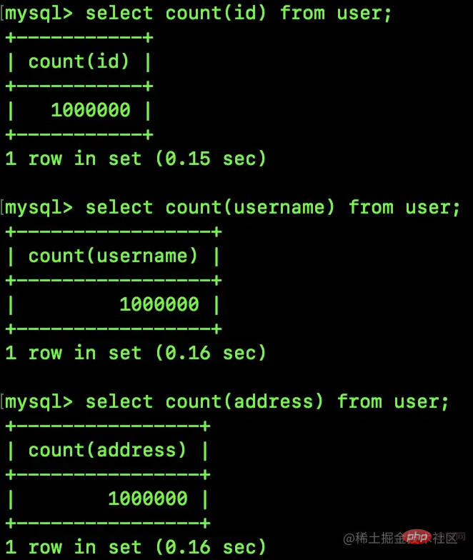 分析一下MySQL中的 count(*) 真的要比 count(1) 快嗎？