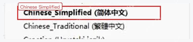 Geek Uninstaller 界面语言列表中的 Chinese Simplified 简体中文