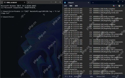 Win11 PowerShell运行DISM和SFC后提示部分文件无法修复