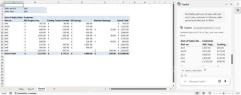 Copilot 生成数据透视表预览并提供 Add to a new sheet 按钮,用于插入新工作表