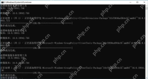 Win10 家庭版管理员运行 DISM 脚本添加组策略组件