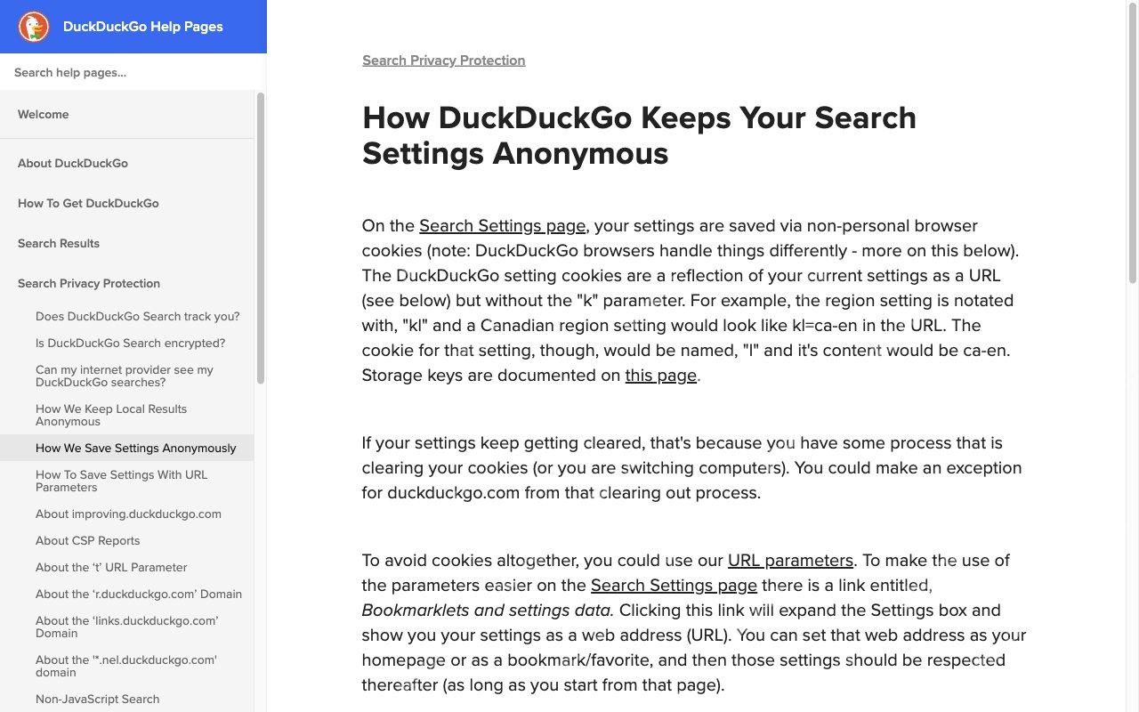 阅读Cloud Save官方说明对应的DuckDuckGo真实界面