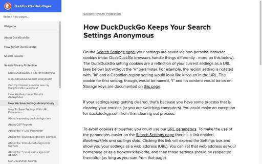 阅读Cloud Save官方说明对应的DuckDuckGo真实界面