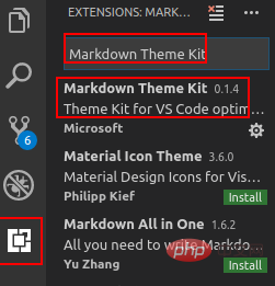 Markdown visual studio code