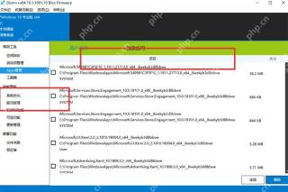 Dism++怎么卸载Windows内置应用