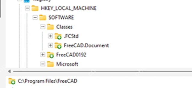 Total Uninstall Windows 底部状态栏显示 C:\Program Files\FreeCAD 路径。