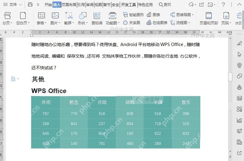 如何打开文档表格属性功能?入口位置