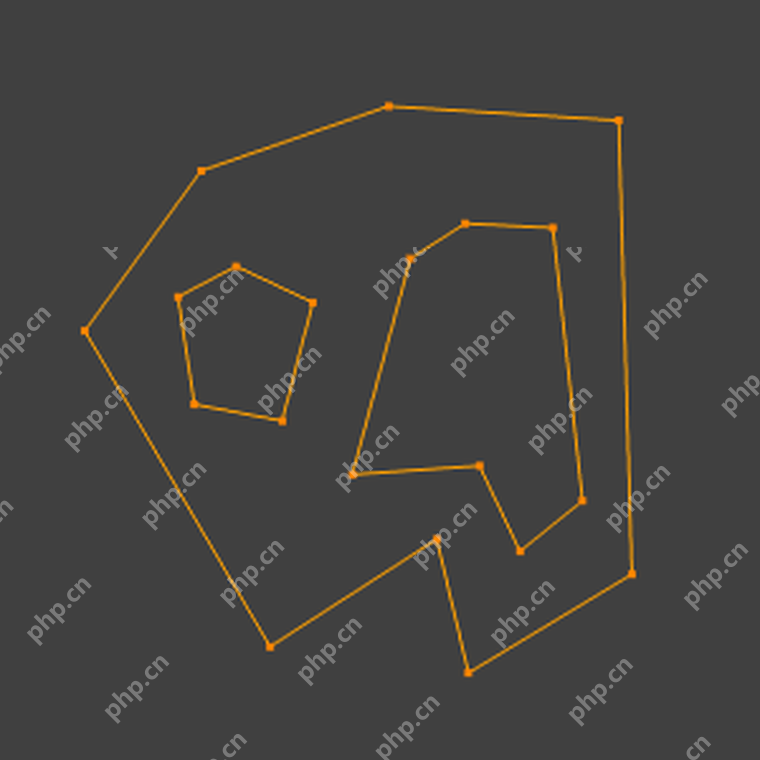 Blender 5.2 Fill Holes 示例显示模型表面存在缺失面洞口