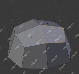 Blender怎么使用挤出工具制作立体模型
