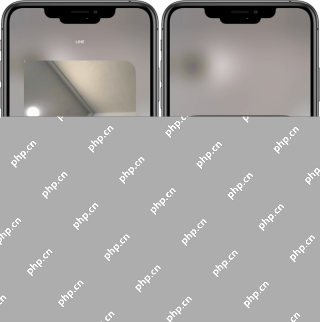 iPhone 视频效果列表中显示人像摄影棚灯光和反应选项