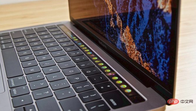 What is the function of touch bar?