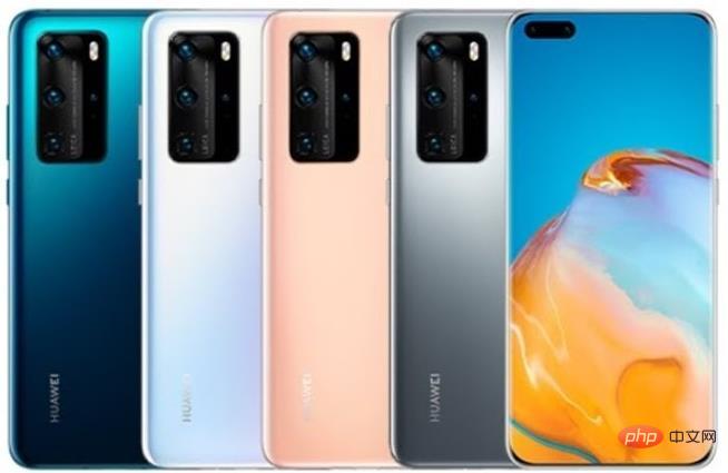 What is the refresh rate of Huawei p40 in Hz?