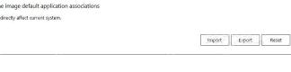 Dism++ Windows online image default application associations 区域中的 Reset 按钮