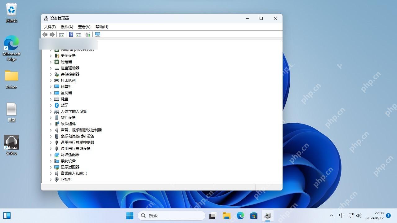 win11怎么打开设备管理器_win11设备管理器打开教程 - php中文网