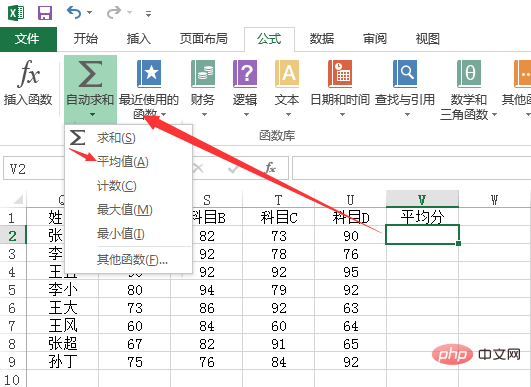 sumif 함수를 사용하여 평균을 구하는 방법