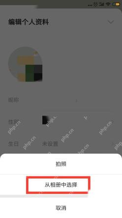 番茄免费小说怎么更换个人头像-选择头像并确认