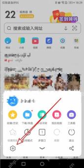UC浏览器怎么设置图片加载质量-先进入设置