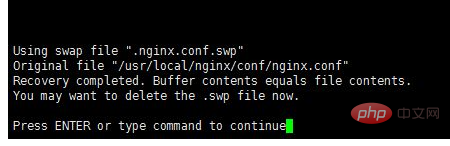 linux swp檔案是什麼