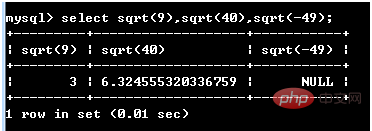 mysql數學函數有哪些？