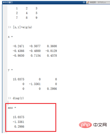 So finden Sie Eigenwerte in Matlab