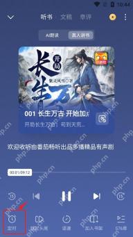 番茄免费小说APP听书模式在哪里开启步骤2界面