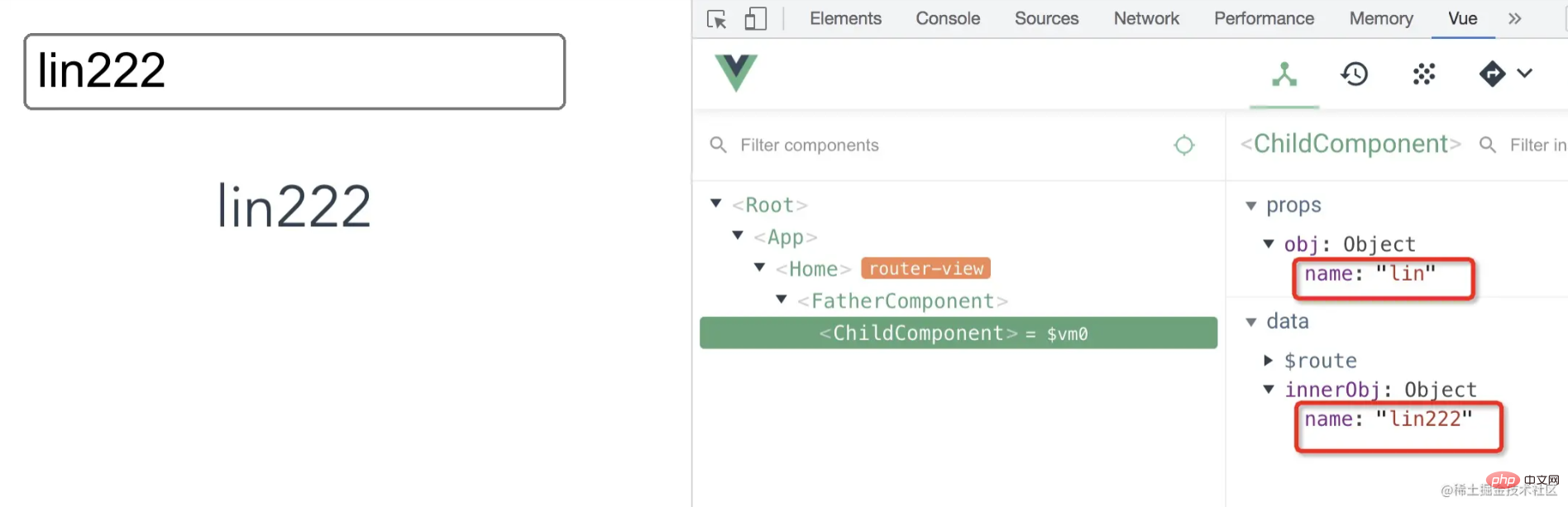 Lassen Sie uns darüber sprechen, wie man eine bidirektionale Bindung in Vue implementiert, ohne das V-Modell zu verwenden.