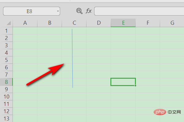 How to insert vertical lines in a table