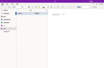OneNote 桌面端查看已打开的笔记本页面