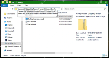 Windows10右键发送到压缩文件夹不见了怎么办